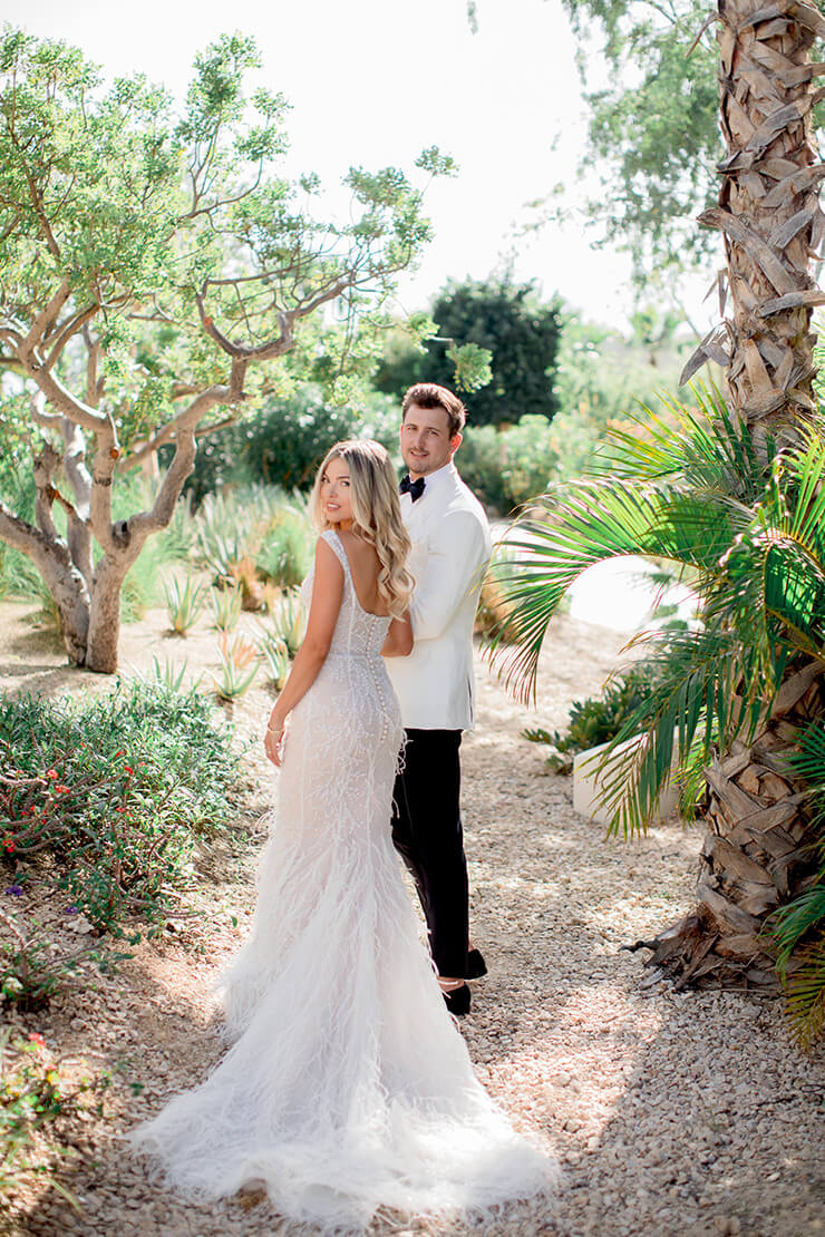 first look wedding day